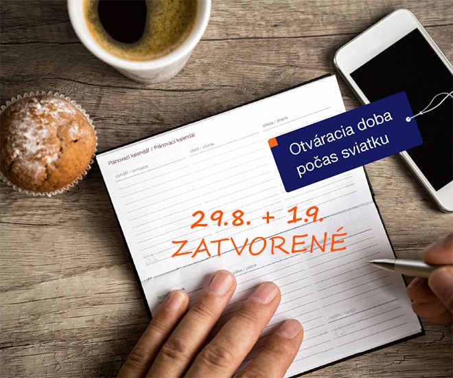 Otváracia doba počas letných sviatkov 2018