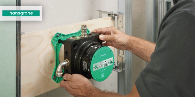 Rýchlejšie a lepšie podoomietkové teleso Hansgrohe