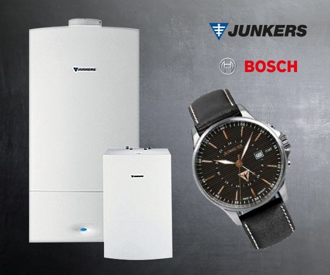 Hodinky za 1 € ku nákupu produktov Junkers
